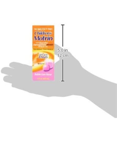 Motrin Children's Pain Reliever & Fever Reducer Liquid - Bubble Gum Flavor 4 oz | Fast Shipping Worldwide - Buy Online on GoSupps.com