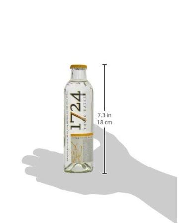 Buy 1724 Tonic Water Glass Bottles (12 x 200ml) - Premium Quality for Cocktails | International Shipping Available - Buy Online on GoSupps.com
