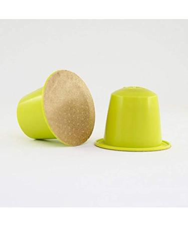  CAPSUL & BIO CAPSUL&BIO Green Tea Ginger Lemon Organic - Compatible with Nespresso Capsules - 10 Biodegradable Capsules - 100% Vegetable - Made in France - Buy Online on GoSupps.com