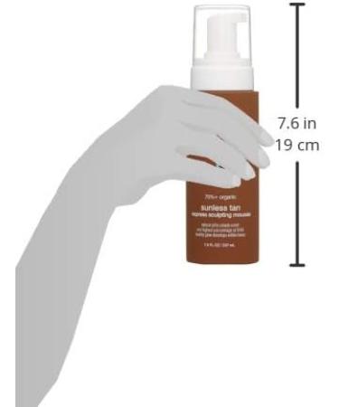 Coola Organic Gradual Sunless Tan Express Sculpting Mousse for Unisex 7 oz Bronzer - Buy Online on GoSupps.com