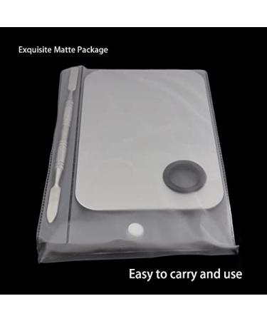 Stainless Steel Makeup Palette with Spatula for Professional Artists - 1PCS - Buy Online on GoSupps.com