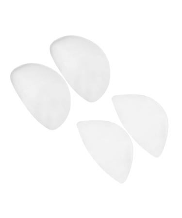 Gel Support Pads 4 Pairs Shoe Inserts Women Insoles Detachable Gel Insoles Detachable Insoles Flatfoot Insoles Gel Shoe Insoles Pu Half Pad Soft Insoles