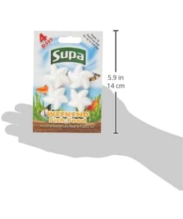 Supa Aquarium Weekend Fish Food 4 Days Pack of 4 Easy To Use Slow Releasing Food Block For Feeding Cold Water & Tropical Aquarium Fish - Buy Online on GoSupps.com