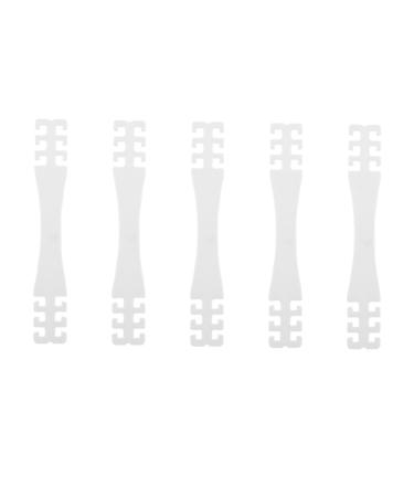 Gleavi 10st mask accessories adjustable Face cover Eargente Face cover tape earring mouth protection earring facial cover strap extension extension cable buckle white 15x2cm