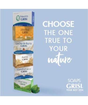 Grisi Aloe Vera Soap 6pk - Jabon de S bila - 3.5 Oz. x 6 Units - Buy Online on GoSupps.com