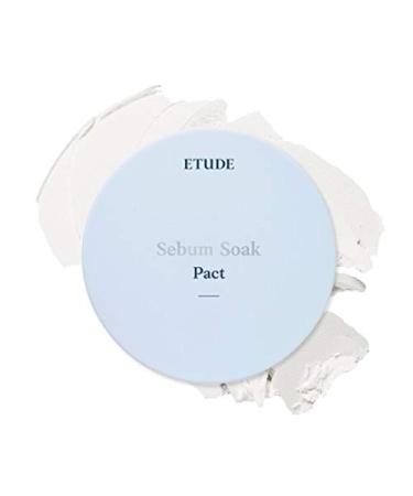 ETUDE HOUSE Sebum Soak Pact | Facial Oil Control and Soft Skin with this Mineral Powder that Absorbs Sebum for a Matte Face | K-beauty