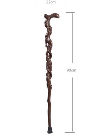 Cane Crutch Solid Wood Cane Root Carving Black Rosewood Whole Material Mahogany Walking Stick African Ebony Tree Root Carving Crutches Suitable for Elderly Gifts crutch-11.19 It's so Kind of You - Buy Online on GoSupps.com