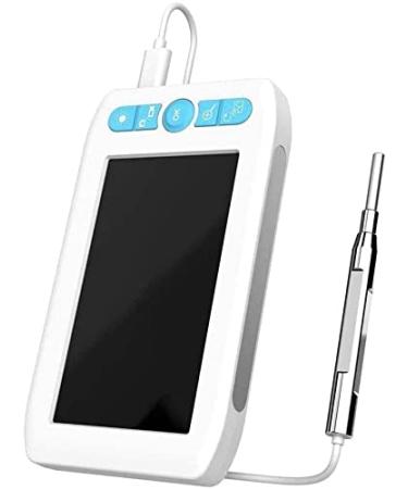 KouRy Ear Wax Removal Camera with 4.3" Screen 6 Adjustable LED Smart Visual Ear Cleaner with Camera Tool Kit Multifunction at Home Ear Infection Detector Ear Wax Remover Otoscope with Light