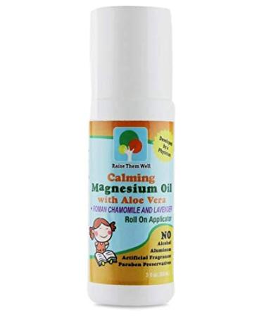 Raise Them Well Kid Roller | Calming Magnesium Oil | 3 fl oz |