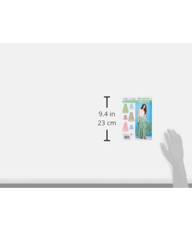Simplicity 1110 Tiered Skirt Sewing Pattern for Women - Sizes XXS-XXL - Buy Online on GoSupps.com