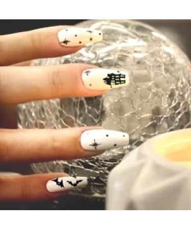 Abodhu Natural Coffin Shape Fake Nails Set | 500 Acrylic Nail Tips with Glue, File, & Clipper | French Half-Cover False Nails | Manicure Kit in 10 Sizes - Buy Online on GoSupps.com