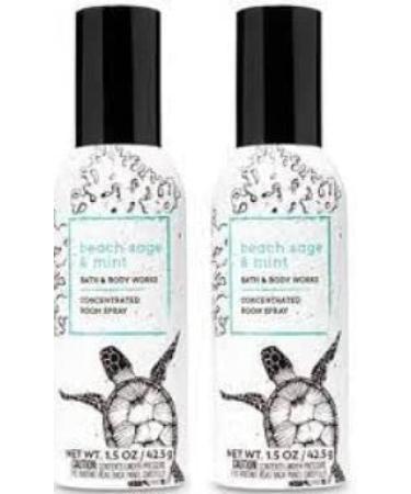 2 Pack Beach Sage & Mint Concentrated Room Spray 1.5 Oz
