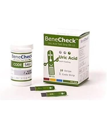 BeneCheck Uric Acid Test Strips BK-U1 - 25 Pack for Accurate Uric Acid Measurement - International Shipping Available - Buy Online on GoSupps.com