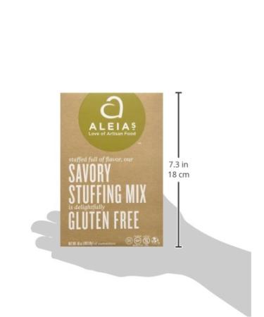 Aleia's Gluten Free Foods Savory Stuffing Mix 10oz - Pack of 3 | Gourmet GF Blend - Buy Online on GoSupps.com