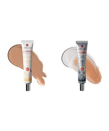 Erborian Color Correcting bundle - CC Cream with Centella Asiatica and BB Cream Tan - 1.5 Oz