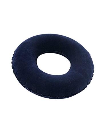 dinio Inflatable Pile Ring Pad Donut Pillow Vinyl Rubber Seat Acne-Black 305912A2