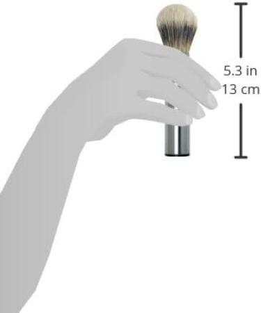 Da Vinci Travel Shaving Brush - Handmade Badger Hair Silvertip 18mm | Premium Quality | International Shipping - Buy Online on GoSupps.com