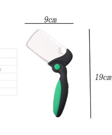 Magnifying Glasses Vision aids High-Powered Hand-held Lamp Elderly Children's High-Definition Reading Clock Repair Square Large Mirror Magnifying Glass Stationery Office Supplies 1PCS Journey - Buy Online on GoSupps.com