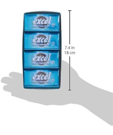 Excel Mints Peppermint 34gm Tin 8 Count Peppermint Spearmint - Buy Online on GoSupps.com