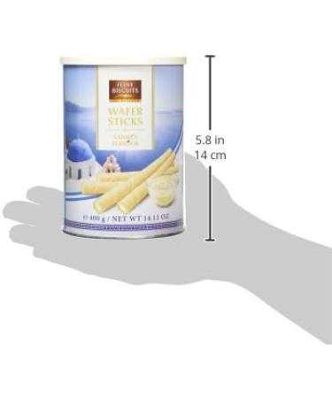Gunz Feiny Biscuits Wafers Rolls with Vanilla Flavoured Cream 400 g - Buy Online on GoSupps.com