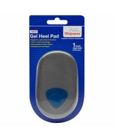 Walgreens Gel Heel Pad  1 pr