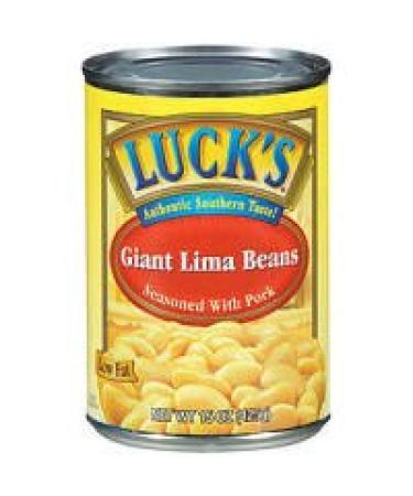 LUCKS Giant Seasoned with Pork Lima Beans, 15 Ounce
