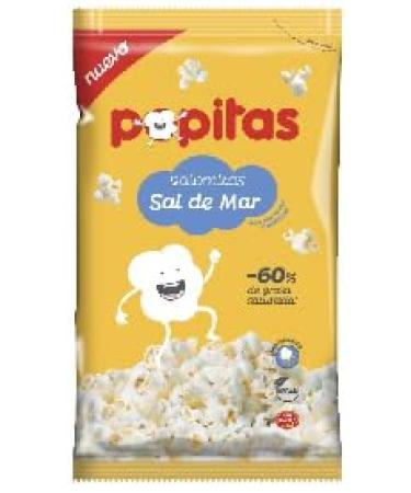 Pop-Corn au Sel de Mer : Puret et L g ret Lot de 6 Sachets de 80g (Total 480g) - Un Snack Naturel Fin et Ultra-Croustillant