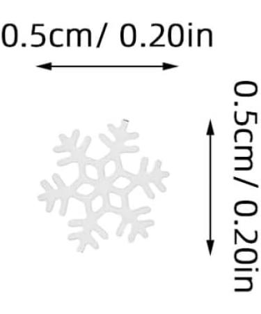  DIYEAH 6 Boxes Mini White Snowflake Nail Art Decorations Glitter Sequins for DIY Manicure Small Nail Accessories for Precise Winter - Buy Online on GoSupps.com