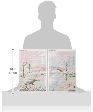 Dimensions Gold Collection Japanese Flower Garden Cross Stitch Kit - 16 Count Light Blue Aida - 12 x 16 - Buy Online on GoSupps.com