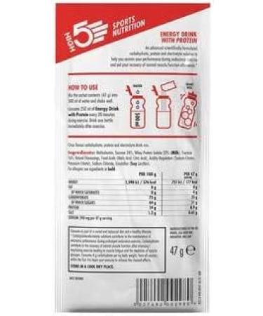  HIGH5 High 5 Energy Drink with Protein 1 sachet of 47g citrus flavour (4:1) - Buy Online on GoSupps.com