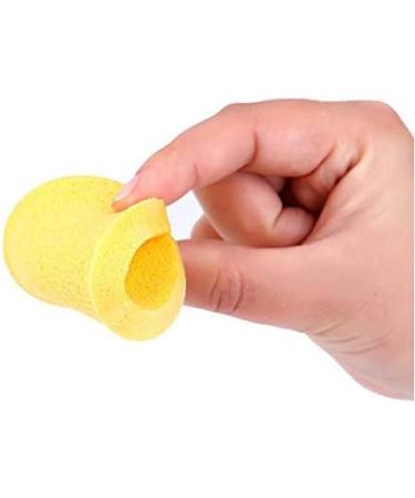 WOIWO 12 Pcs Compressed Facial Cleaning Sponges - Yellow Round Wash Puff for Gentle Skin Care | International Shipping Available - Buy Online on GoSupps.com