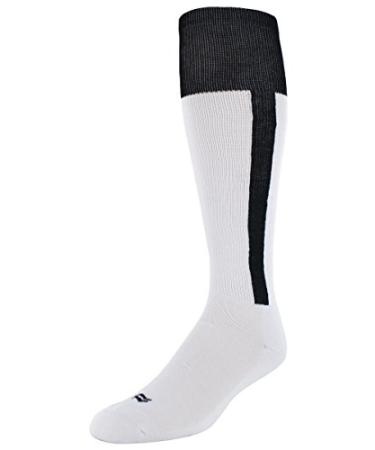Sof SoleBaseball Stirrup Over the Calf Team Athletic Performance Youth Socks (2 Pair), Child 13-Youth 4, Black