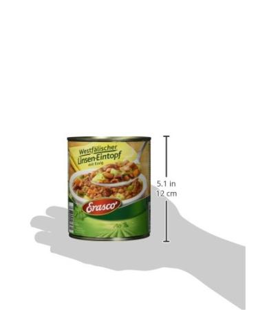 Erasco Westphalian Lens Stew 800g - Quick & Delicious 5-Minute Meal with Veggies - 2-Pack - Buy Online on GoSupps.com