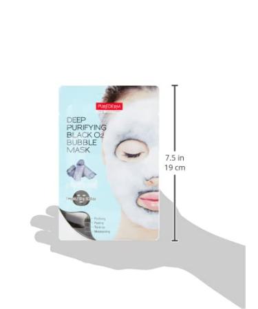 Purederm Charcoal Facial Mask (10 Pack) - Hydrating Bubble Face Sheet Mask with Rich Collagen and Botanical Extracts for Illuminating Skin - Charcoal Infused, 10 Count - Buy Online on GoSupps.com