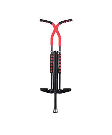 jehezkel Pogo Stick for Kids Age 9+ Years 80-160 Lbs Pogo Stick for Teens & Light Adults Better Grip and More Durable (red)