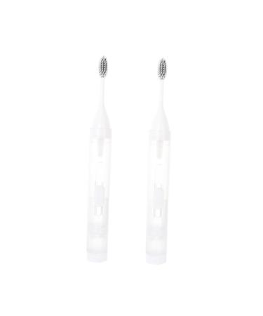 HomsfoU 2st portable toothbrush set toothbrush portable toothbrush travel toothbrush cleaning of toothbrushes toothbrushes.