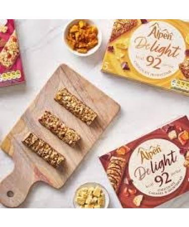 Alpen Light Delight Bundle - Chocolate Brownie White Raspberry and Shortcake Salted Caramel Honeycomb. 20 Bars 480g. - Low-calorie brunch for a guilt-free treat - Buy Online on GoSupps.com