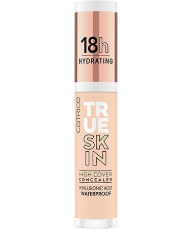 Catrice | True Skin High Cover Concealer | Waterproof & Lightweight for Soft Matte Look | Contains Hyaluronic Acid & Lasts Up to 18 Hours | Vegan  Cruelty Free  Gluten Free (010 | Cool Cashmere)