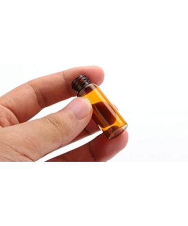 24 Pack 5ml Amber Glass Roll-On Bottles - Refillable Roller Bottle with Stainless Steel Roller Balls for Essential Oils & Fragrance - Buy Online on GoSupps.com