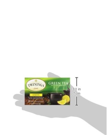 Twinings Lemon Green Tea - 20 Count | Refreshing Herbal Blend - Buy Online on GoSupps.com