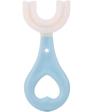 U-Shaped Silicone Toothbrush for Kids | Ergonomic Safe & Washable | Massaging Design for Easy Brushing - Buy Online on GoSupps.com