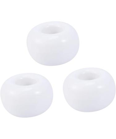 Cabilock Cute Round Toothbrush Holder - 9 Pcs Hygienic Storage for Braces Lovers - White Medium Toothbrush Organizer - Buy Online on GoSupps.com