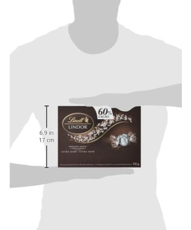 Lindt LINDOR 60% Cacao Dark Chocolate Truffles Gift Box 156-Gram Box Chocolate Gift Box Perfect for Gifting - Buy Online on GoSupps.com