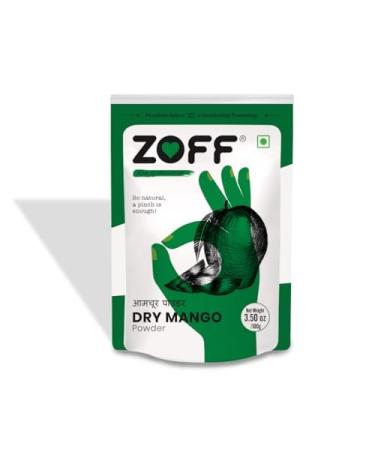 Zoff Amchur(Mango) Powder 100g (3.5 oz) | Pure and Raw | All Natural | Vegan | No Preservative | Indian Origin