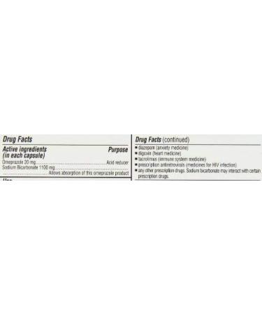 Zegerid OTC Capsules 42-Count - Fast-Acting Heartburn Relief - Buy Online on GoSupps.com