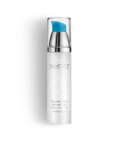 SEACRET Peeling Gel for Face - Facial Peel Enriched with Dead Sea Minerals Seaweed Extract & Aloe Vera 1 FL.OZ.
