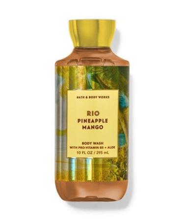 BBW White Barn RIO PINEAPPLE MANGO Shower Gel 10 fl oz / 295 mL