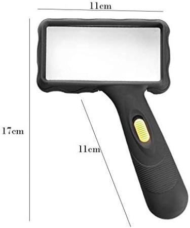 Magnifying Glasses Vision aids Magnifying Glass with Light for Books Newspapers Maps Coins Jewellery Hobbies & Crafts Stationery Office Supplies 1PCS Better Life - Buy Online on GoSupps.com