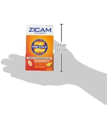 ZICAM Cold Remedy RAPIDMELTS - Citrus 25CT | Fast-Acting Cold Relief - Buy Online on GoSupps.com