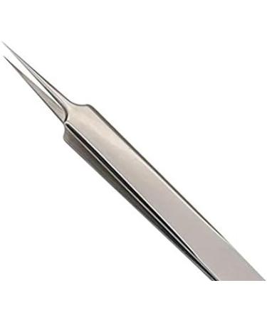 Blackhead Splinter Remover Tweezers Silver Professional Stainless Steel Blackheads Needle Ingrown Hair Splinter Pointed Tweezers for Eyebrow Hairs And Splinter Removal - Buy Online on GoSupps.com